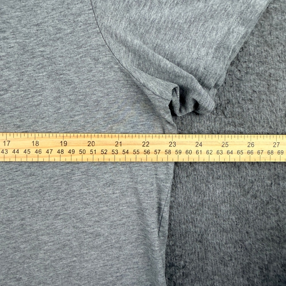 Apt. 9 Premier Flex Women's Size XL Gray V-Neck Short Sleeve T-Shirt - Picture 4 of 5